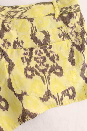 Mini short Soeur Jaune en Coton