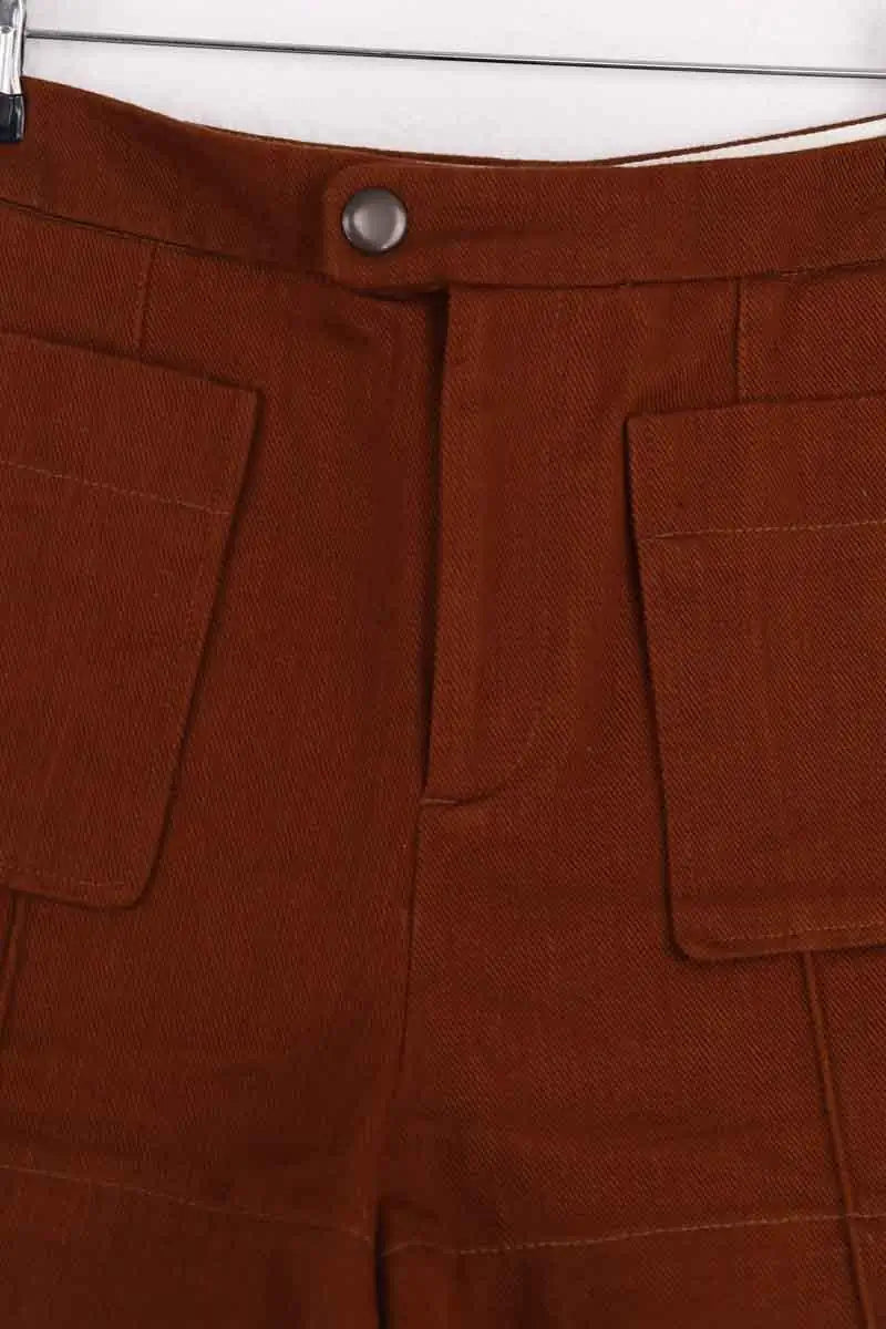 Mini short Soeur Marron en Coton