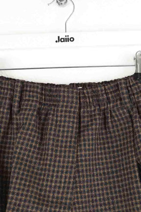 Mini short System Noir en Laine