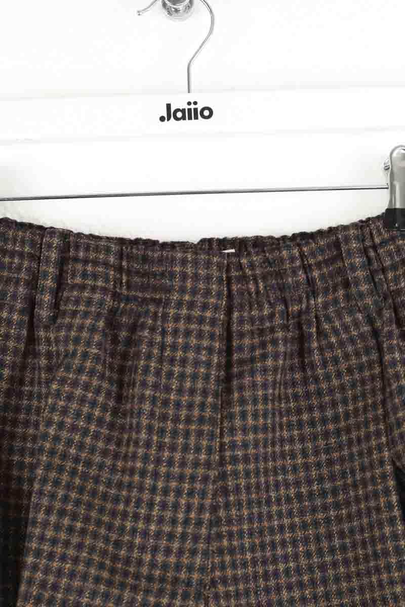 Mini short System Noir en Laine