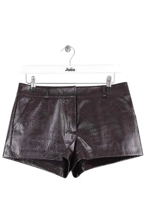 Mini short The Frankie Shop Marron en Synthétique, taille S - Seconde Main