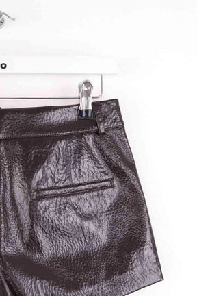 Mini short The Frankie Shop Marron en Synthétique