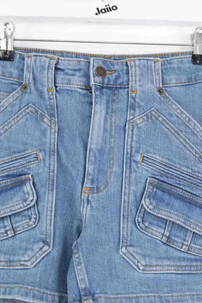 Mini short The Kooples Bleu en Coton