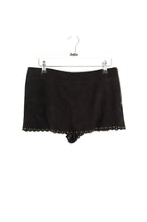 Mini short Vanessa Bruno Noir en Daim, taille S - Seconde Main