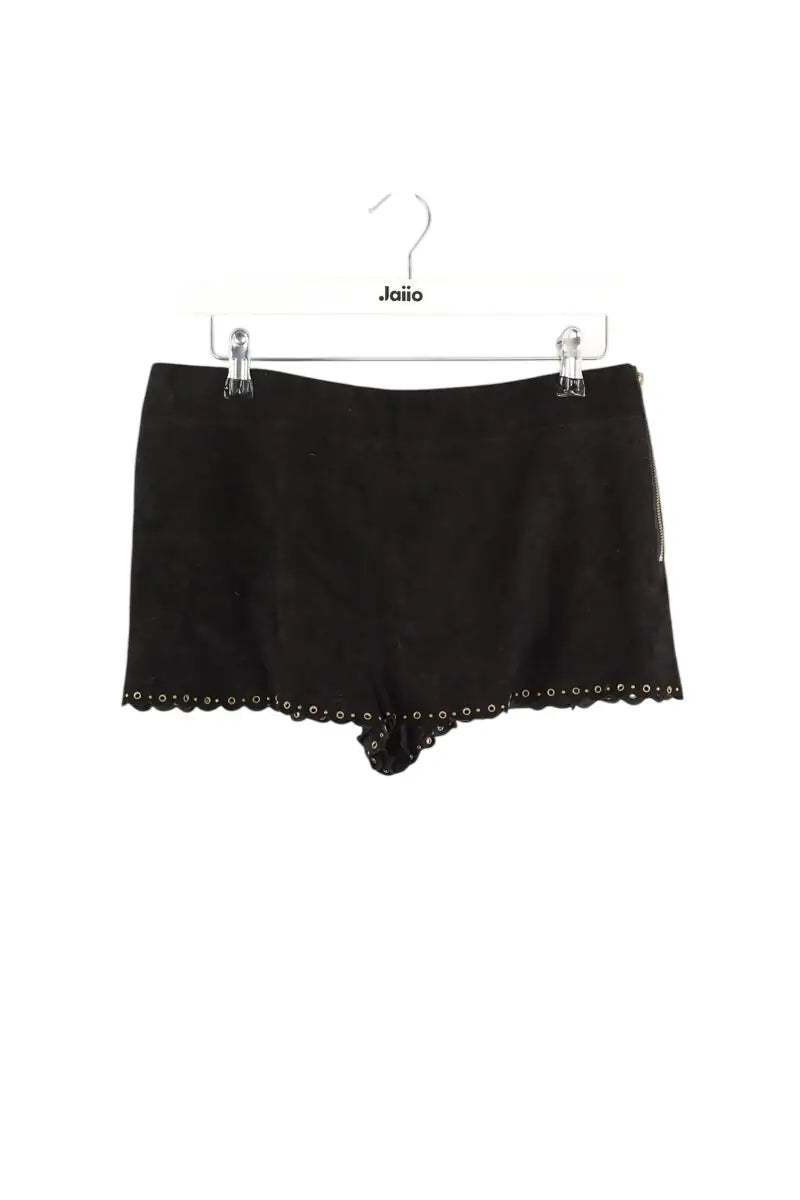 Mini short Vanessa Bruno Noir en Daim, taille S - Seconde Main