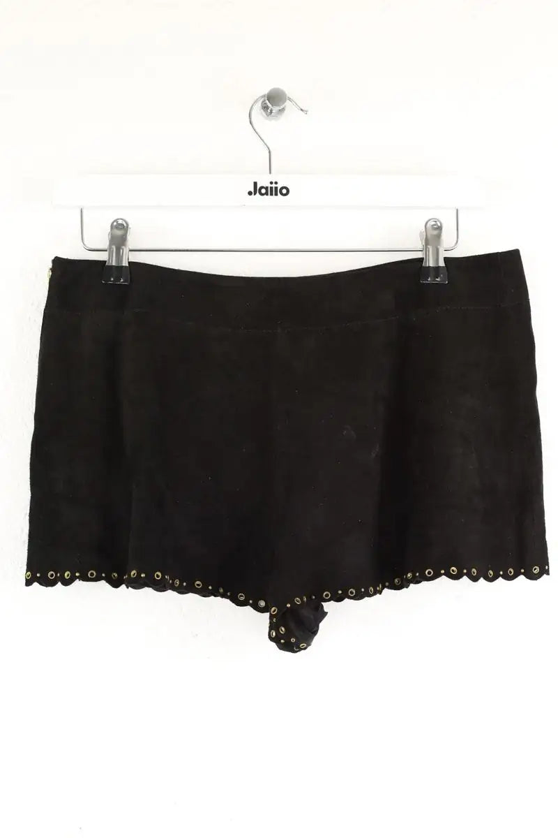 Mini short Vanessa Bruno Noir en Daim