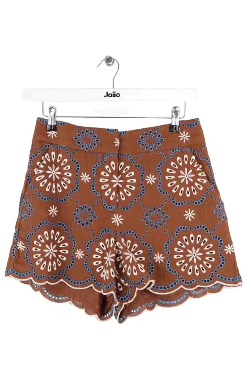 Mini short Veronica Beard Marron en Coton, taille M - Seconde Main