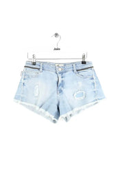 Mini short Zadig & Voltaire Bleu en Coton, taille XS - Seconde Main