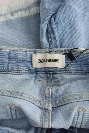Mini short Zadig & Voltaire Bleu en Coton