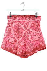 Mini short Zimmermann Rose en Lin, taille S - Seconde Main