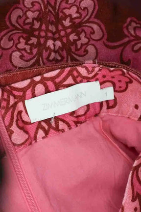 Mini short Zimmermann Rose en Lin