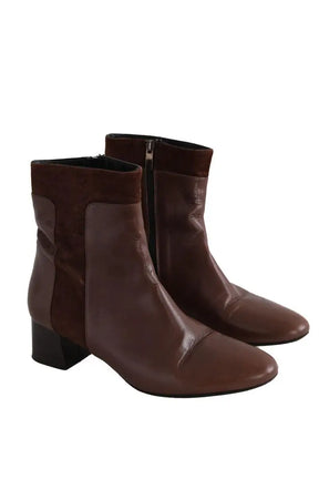 Boots Carel Marron en Cuir