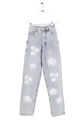 Jean droit Bhype Society Bleu en Coton, taille XS - Seconde Main
