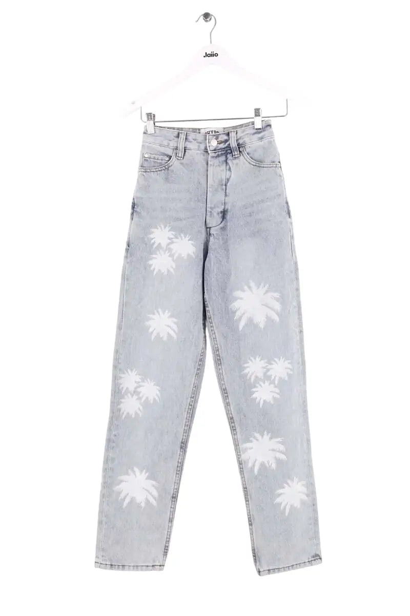 Jean droit Bhype Society Bleu en Coton, taille XS - Seconde Main
