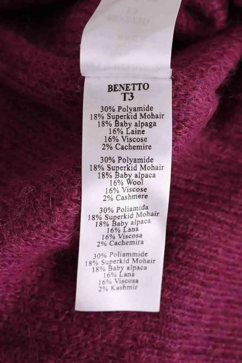 Pull Des Petits Hauts Violet en Laine