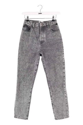 Jean droit Rouje Gris en Coton, taille S - Seconde Main