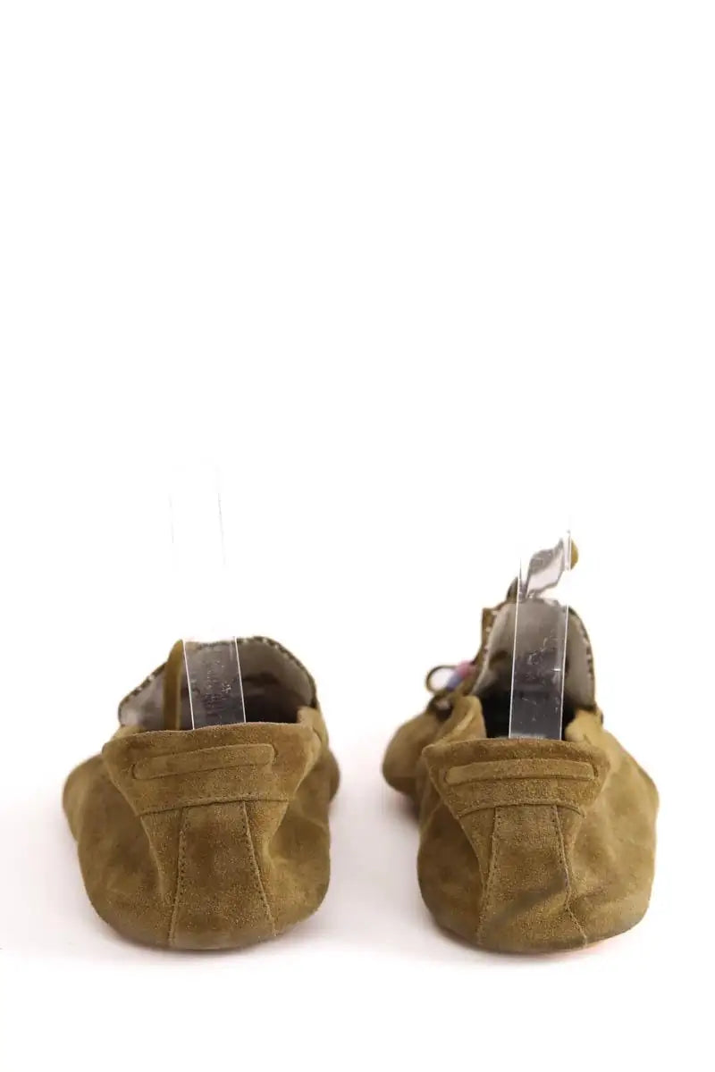 Mocassins Anniel Kaki en Daim