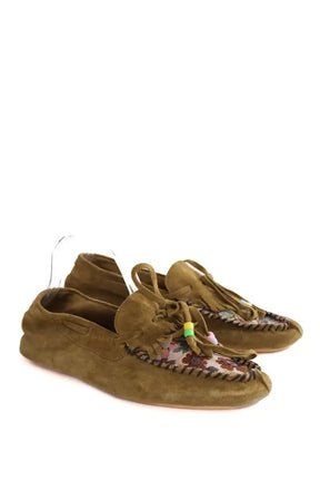 Mocassins Anniel Kaki en Daim
