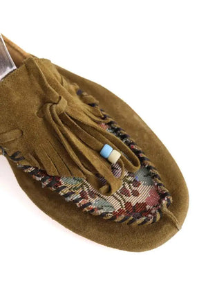 Mocassins Anniel Kaki en Daim