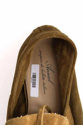 Mocassins Anniel Kaki en Daim