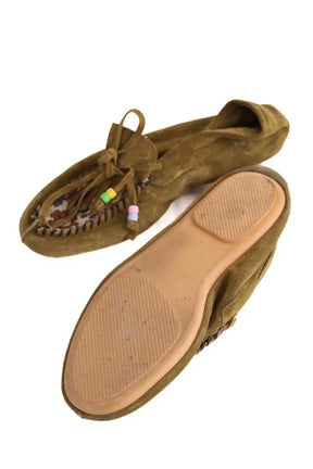 Mocassins Anniel Kaki en Daim