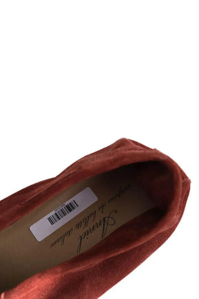 Mocassins Anniel Rouge en Daim