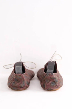 Mocassins Anniel Violet en Tissu