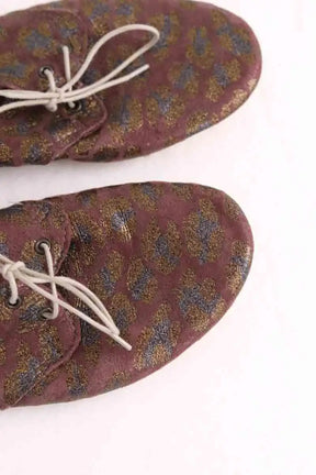 Mocassins Anniel Violet en Tissu