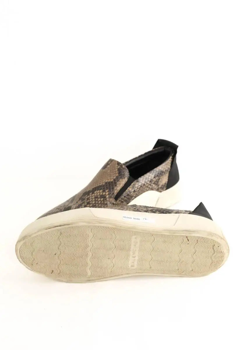 Mocassins Balenciaga Marron en Cuir