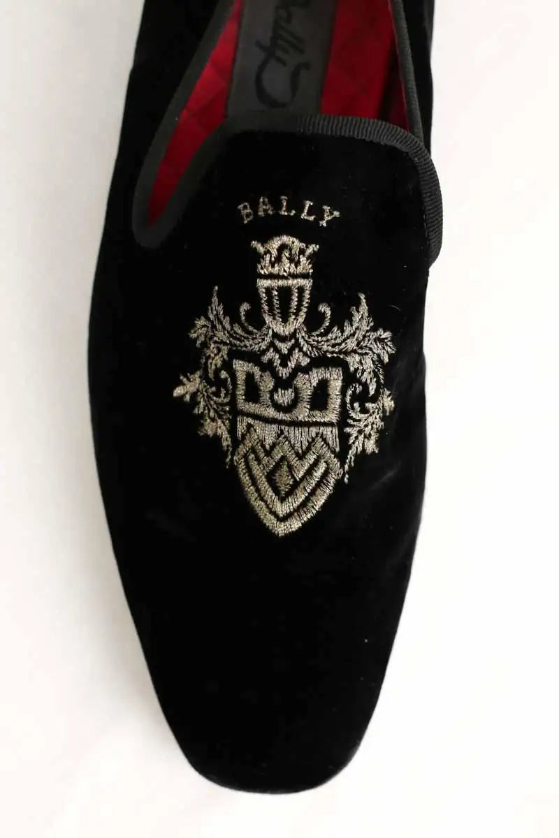 Mocassins Bally Noir en Velours