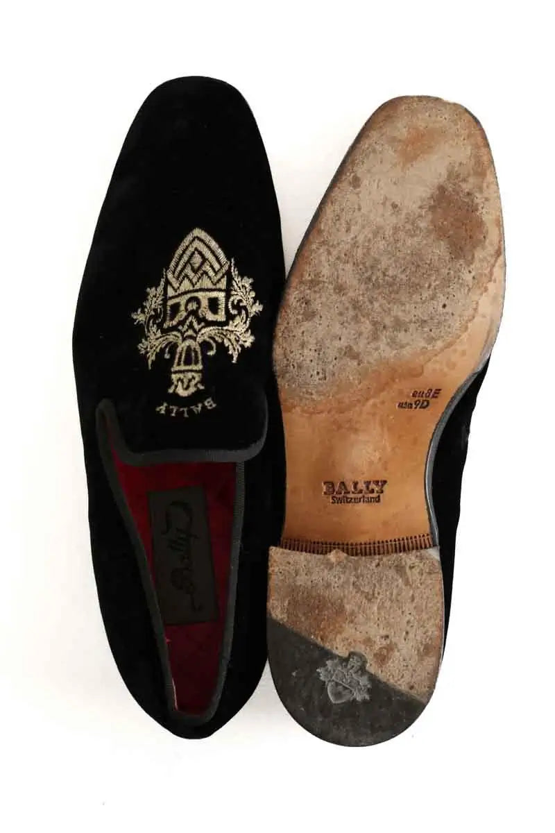 Mocassins Bally Noir en Velours