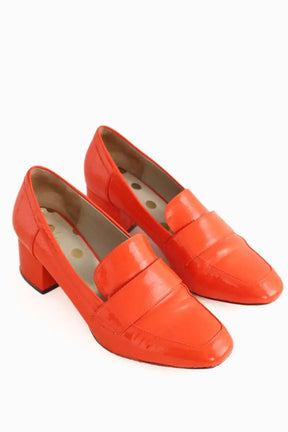 Mocassins Boden Orange en Cuir