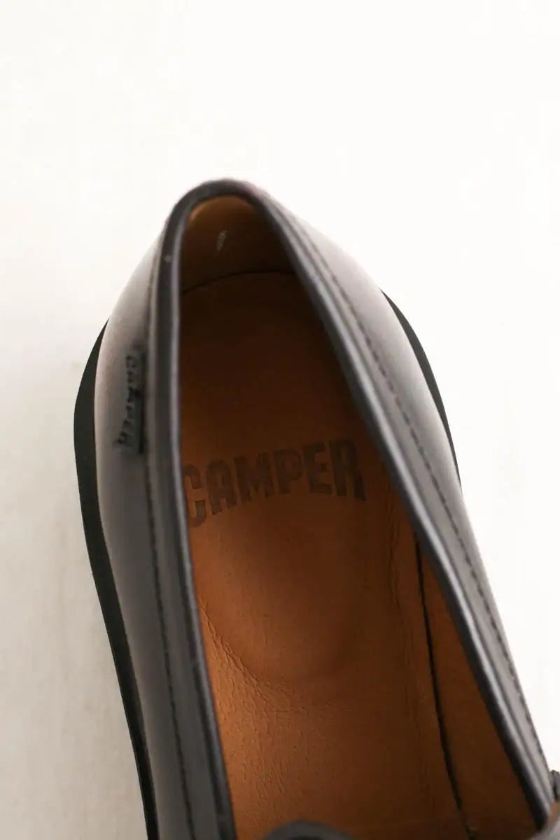 Chaussures Ballerines Camper En Cuir Bleu Marine - Taille 40 EU - Neuf Avec Emballage Et étiquettes