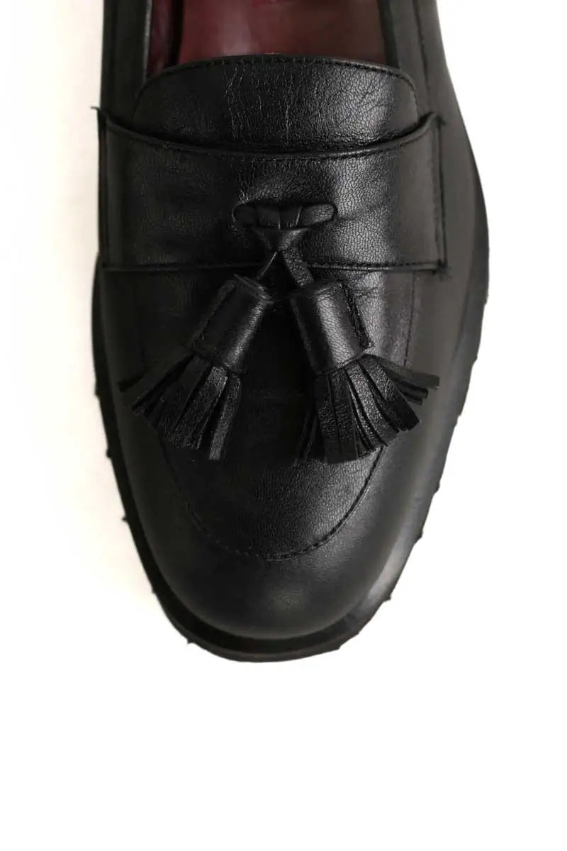 Mocassins Carel Noir en Cuir