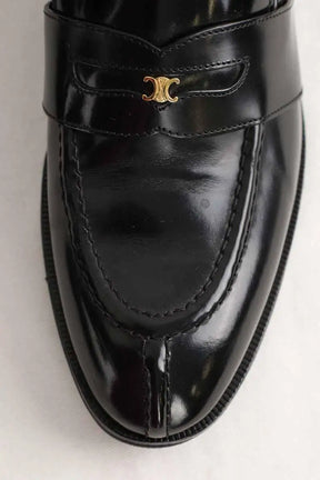 Mocassins Celine Noir en Cuir