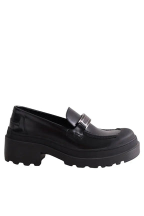 Mocassins Dior Dior Code Noir en Cuir, taille 37 - Seconde Main