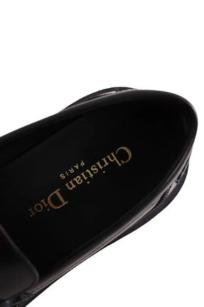 Mocassins Dior Dior Code Noir en Cuir