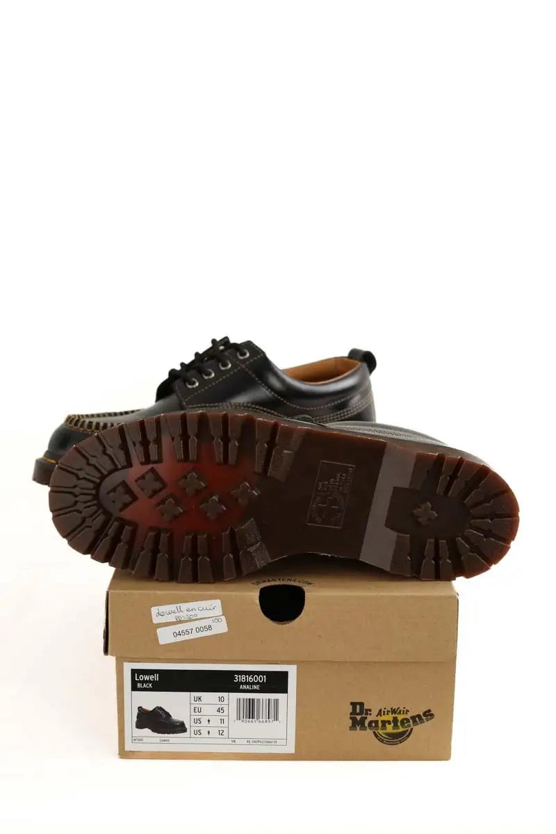 Mocassins Dr. Martens Lowell Noir en Cuir