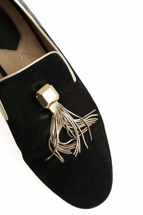 Mocassins Elie Saab Noir en Velours