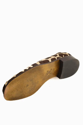 Mocassins Fendi Beige en Cuir de veau façon poney