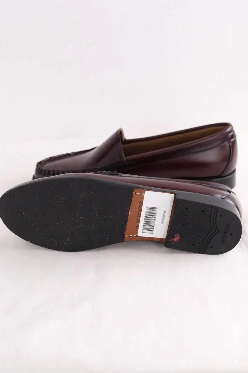 Mocassins GH Bass Bordeaux en Cuir