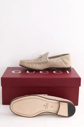 Mocassins Gucci Beige en Daim