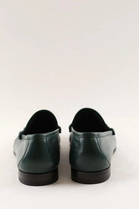 Mocassins Gucci Horsebit 1953 Vert en Cuir