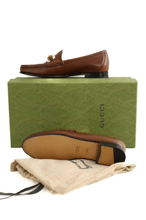 Mocassins Gucci Marron en Cuir