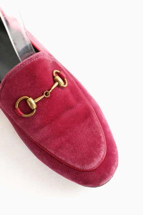 Mocassins Gucci Rose en Cuir