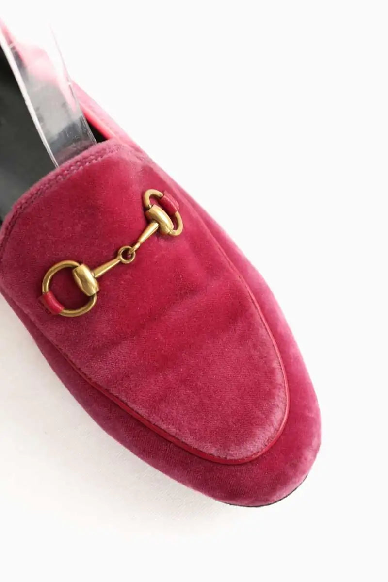 Mocassins Gucci Rose en Cuir