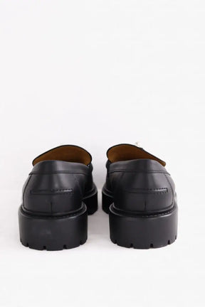 Mocassins Hermès Icone Noir en Cuir