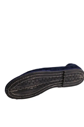 Mocassins Ilio Smeraldo Bleu en Velours