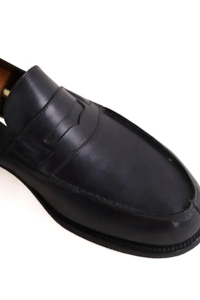 Mocassins JM Weston 180 Marine en Cuir