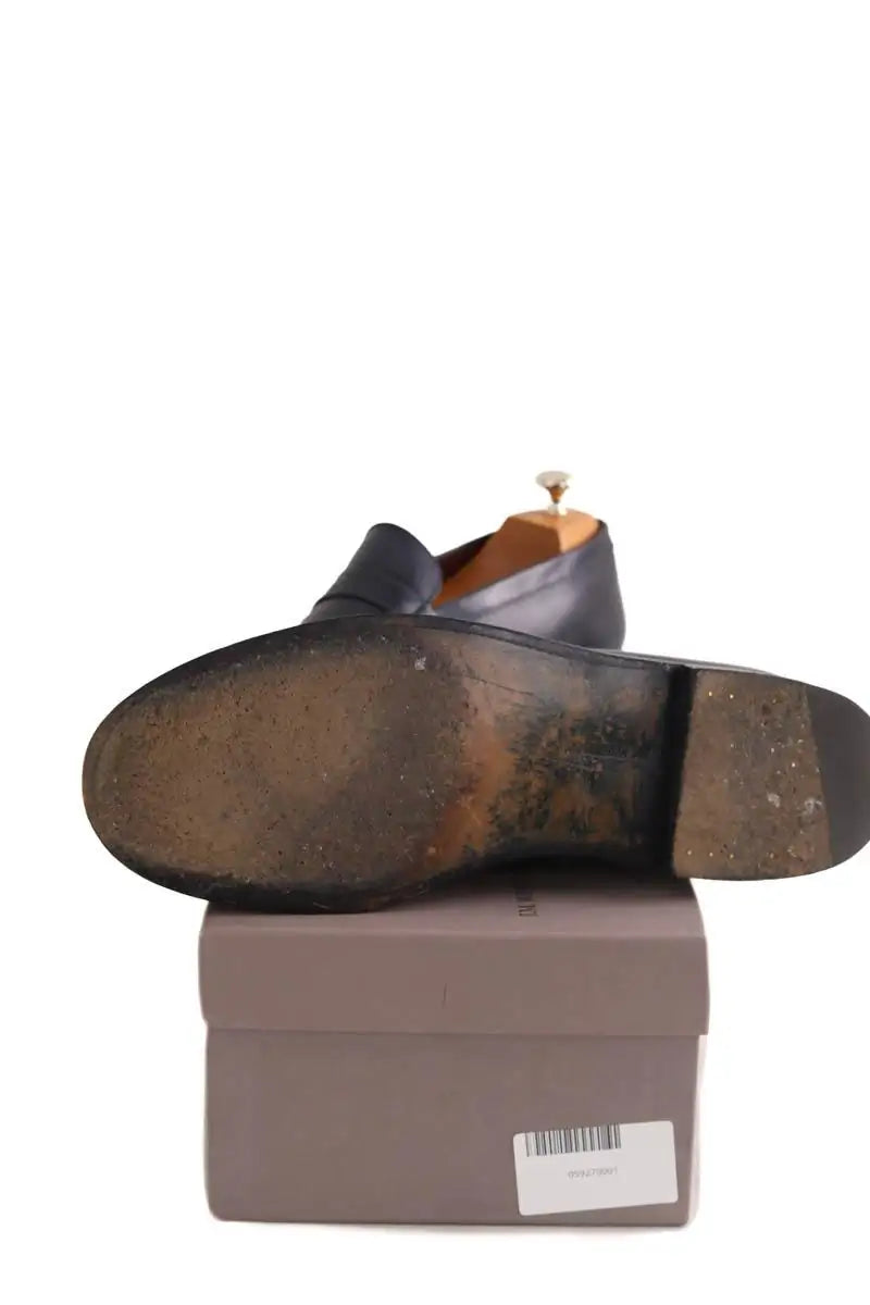Mocassins JM Weston 180 Marine en Cuir